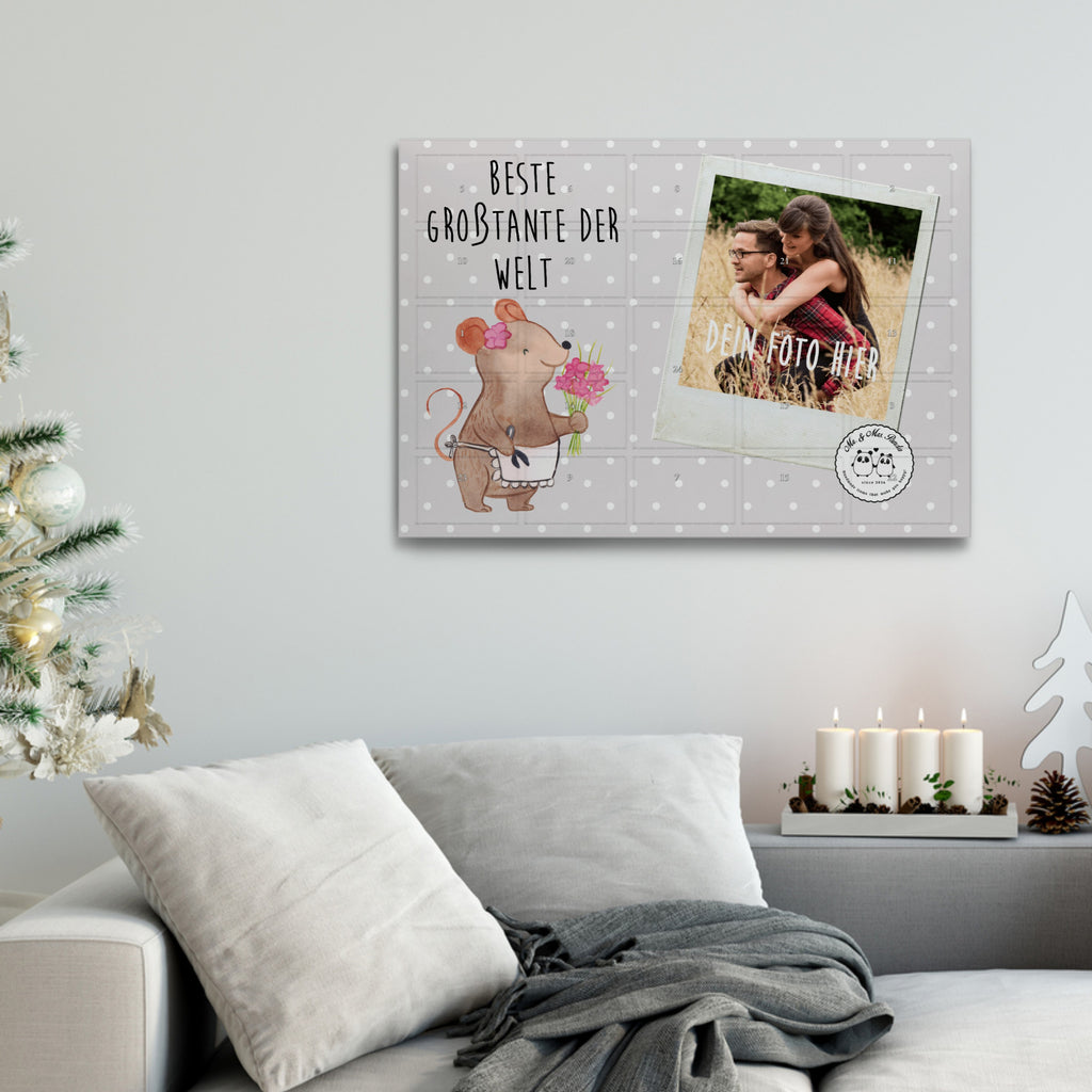 Personalisierter Tee Foto Adventskalender Maus Beste Großtante der Welt Personalisierter Tee Adventskalender, für, Dankeschön, Geschenk, Schenken, Geburtstag, Geburtstagsgeschenk, Geschenkidee, Danke, Bedanken, Mitbringsel, Freude machen, Geschenktipp, Großtante, Grosstante, Tante, Lieblingstante, Familie, Schwester, Tanten, Kleinigkeit, Beste, Nichte, Neffe, Groß