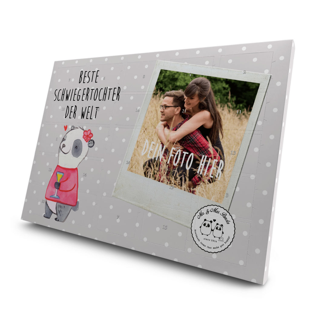 Personalisierter Tee Foto Adventskalender Panda Beste Schwiegertochter der Welt Personalisierter Tee Adventskalender, für, Dankeschön, Geschenk, Schenken, Geburtstag, Geburtstagsgeschenk, Geschenkidee, Danke, Bedanken, Mitbringsel, Freude machen, Geschenktipp, Schwiegertochter, Tochter, Ehefrau des Sohns, Frau, angeheiratet, Hochzeit