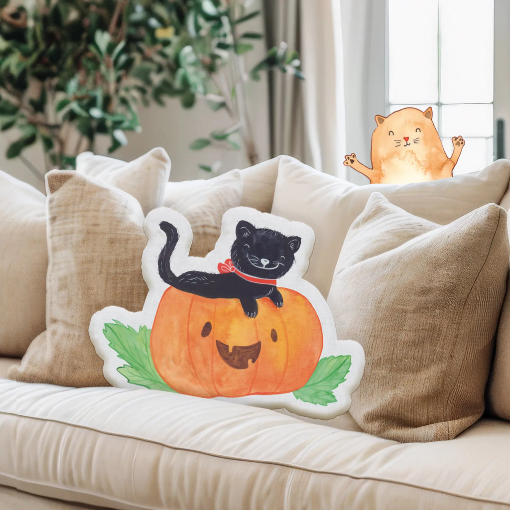 Tierkissen Schwarze Katze Tierkissen, Halloween, Deko, Martinssingen, Dekoration, Geschenke, Schenken