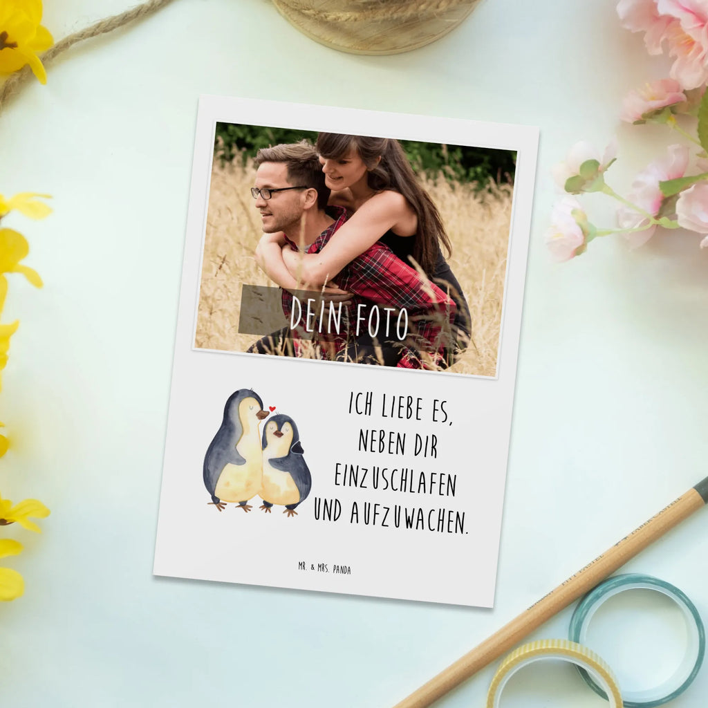 Personalisierte Foto Postkarte Pinguine Einschlafen Personalisierte Foto Postkarte, Liebe, Partner, Freund, Freundin, Ehemann, Ehefrau, Heiraten, Verlobung, Heiratsantrag, Liebesgeschenk, Jahrestag, Hocheitstag, Valentinstag, Geschenk für Frauen, Hochzeitstag, Mitbringsel, Geschenk für Freundin, Geschenk für Partner, Liebesbeweis, für Männer, für Ehemann