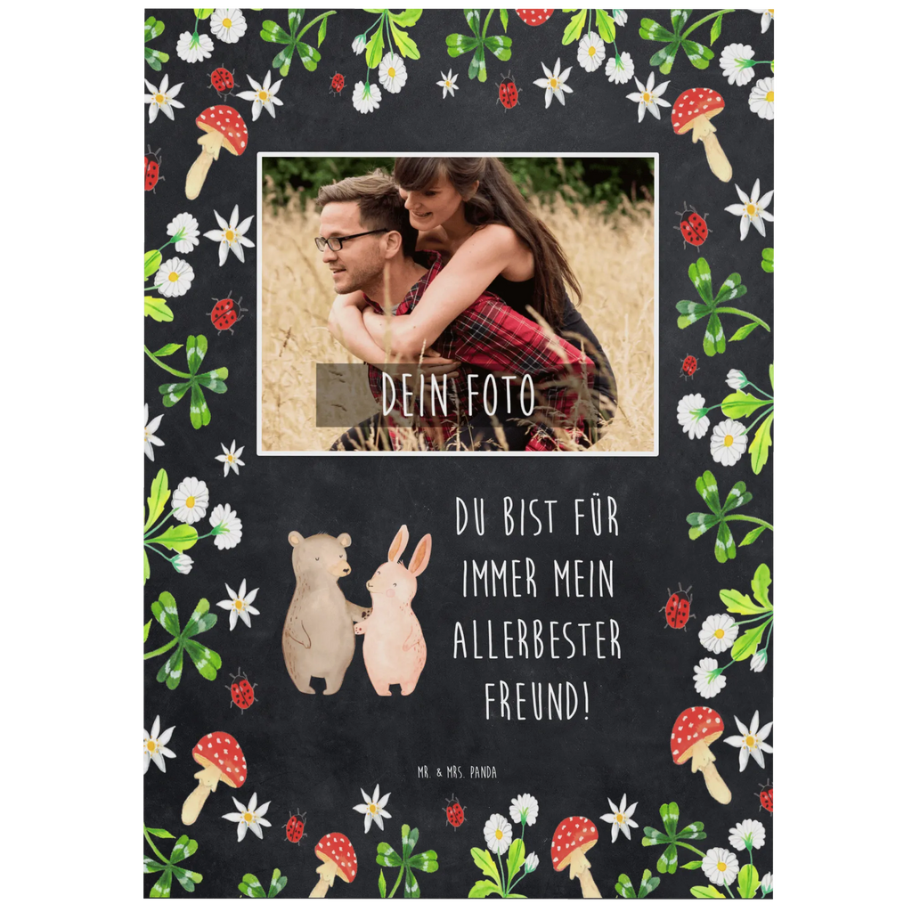 Personalisierte Foto Postkarte Bär und Hase Umarmen Personalisierte Foto Postkarte, Liebe, Partner, Freund, Freundin, Ehemann, Ehefrau, Heiraten, Verlobung, Heiratsantrag, Liebesgeschenk, Jahrestag, Hocheitstag, Freunde, bester Freund, Hase, Bär, Bärchen, best friends