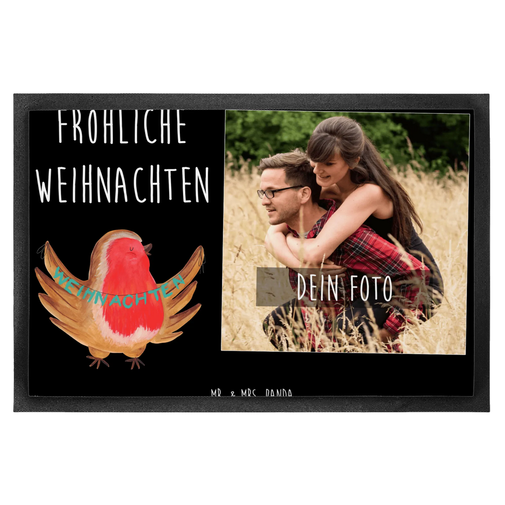 Personalisierte Foto Fußmatte Rotkehlchen Weihnachten Personalisierte Foto Fußmatte, Winter, Weihnachten, Weihnachtsdeko, Nikolaus, Advent, Heiligabend, Wintermotiv, Frohe Weihnachten, Weihnachtsmotiv, Weihnachtsgruß, Vogel, xmas