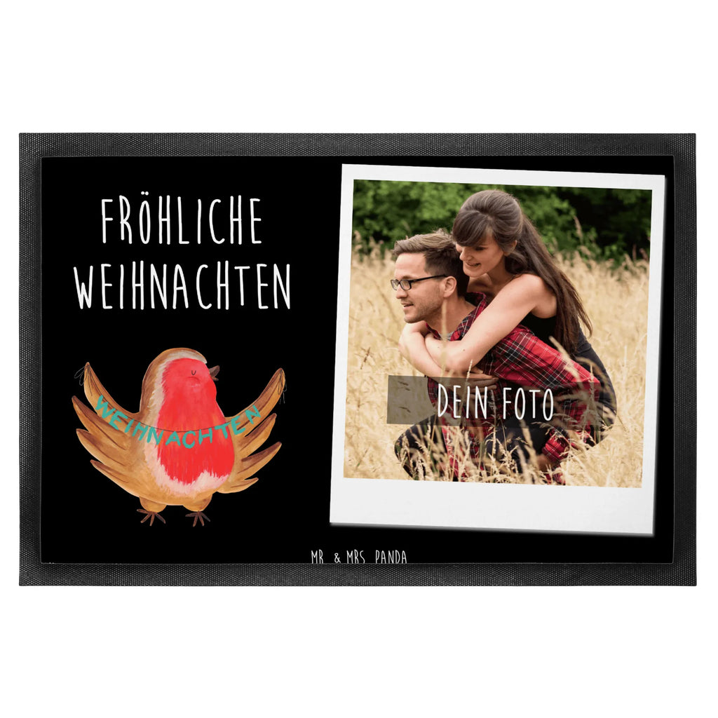 Personalisierte Foto Fußmatte Rotkehlchen Weihnachten Personalisierte Foto Fußmatte, Winter, Weihnachten, Weihnachtsdeko, Nikolaus, Advent, Heiligabend, Wintermotiv, Frohe Weihnachten, Weihnachtsmotiv, Weihnachtsgruß, Vogel, xmas