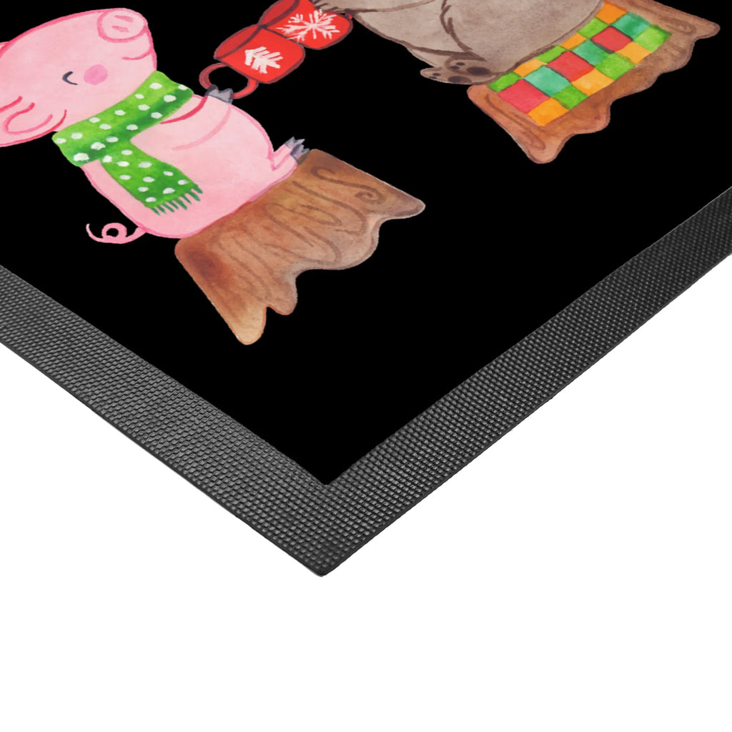 Personalisierte Foto Fußmatte Glühschwein Sause Personalisierte Foto Fußmatte, Winter, Weihnachten, Weihnachtsdeko, Nikolaus, Advent, Heiligabend, Wintermotiv, Prost, Alles Gute, Weihnachtszeit, Schwein, Bär