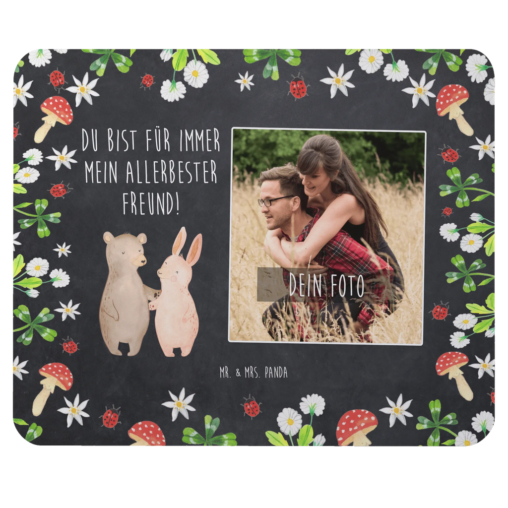 Personalisiertes Foto Mauspad Bär und Hase Umarmen Personalisiertes Foto Mauspad, Liebe, Partner, Freund, Freundin, Ehemann, Ehefrau, Heiraten, Verlobung, Heiratsantrag, Liebesgeschenk, Jahrestag, Hocheitstag, Freunde, bester Freund, Hase, Bär, Bärchen, best friends