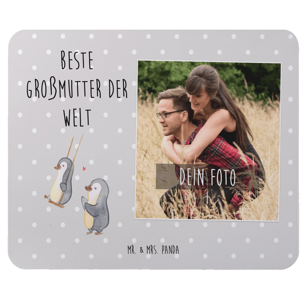 Personalisiertes Foto Mauspad Pinguin Beste Großmutter der Welt Personalisiertes Foto Mauspad, für, Dankeschön, Geschenk, Schenken, Geburtstag, Geburtstagsgeschenk, Geschenkidee, Danke, Bedanken, Mitbringsel, Freude machen, Geschenktipp, Großmutter, Omi, Oma, Oma geworden, Grosseltern