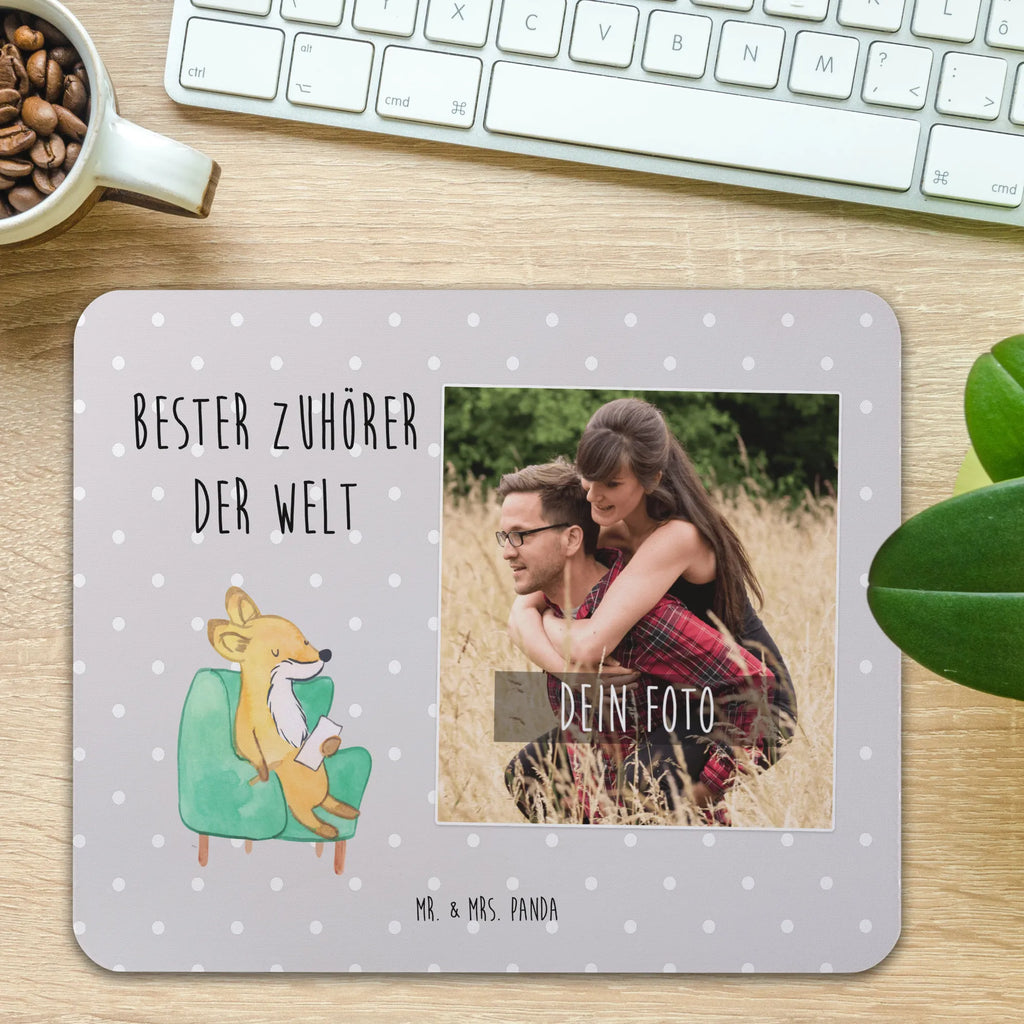 Personalisiertes Foto Mauspad Fuchs Bester Zuhörer der Welt Personalisiertes Foto Mauspad, für, Dankeschön, Geschenk, Schenken, Geburtstag, Geburtstagsgeschenk, Geschenkidee, Danke, Bedanken, Mitbringsel, Freude machen, Geschenktipp, Zuhörer, Freund, Freundin, offenes Ohr, Hilfsbereit, Hilfe