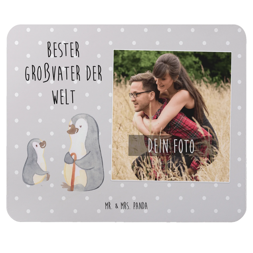 Personalisiertes Foto Mauspad Pinguin Bester Großvater der Welt Personalisiertes Foto Mauspad, für, Dankeschön, Geschenk, Schenken, Geburtstag, Geburtstagsgeschenk, Geschenkidee, Danke, Bedanken, Mitbringsel, Freude machen, Geschenktipp, Großvater, Grossvater, Opa, Opi. Großpapa, Großeltern, enkel, Enkelin, Enkelkind, Kleinigkeit, Oppa, Oppi, Bester