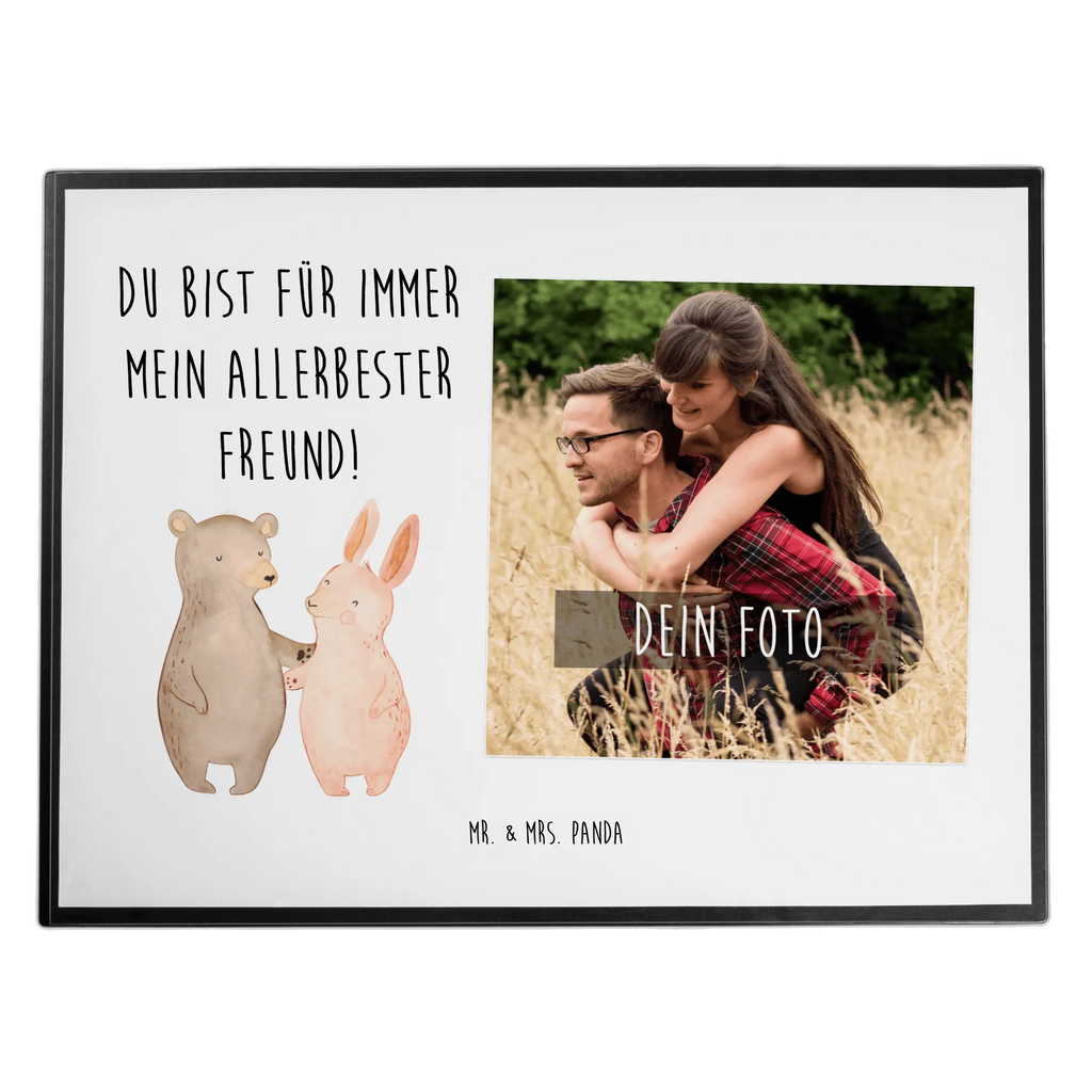 Personalisierte Foto Schreibtischunterlage Bär und Hase Umarmen Personalisierte Foto Schreibtischunterlage, Liebe, Partner, Freund, Freundin, Ehemann, Ehefrau, Heiraten, Verlobung, Heiratsantrag, Liebesgeschenk, Jahrestag, Hocheitstag, Freunde, bester Freund, Hase, Bär, Bärchen, best friends