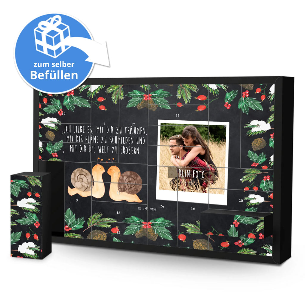 Personalisierter Befüllbarer Foto Adventskalender Schnecken Liebe Personalisierter Befüllbarer Foto Adventskalender, Liebe, Partner, Freund, Freundin, Ehemann, Ehefrau, Heiraten, Verlobung, Heiratsantrag, Liebesgeschenk, Jahrestag, Hocheitstag