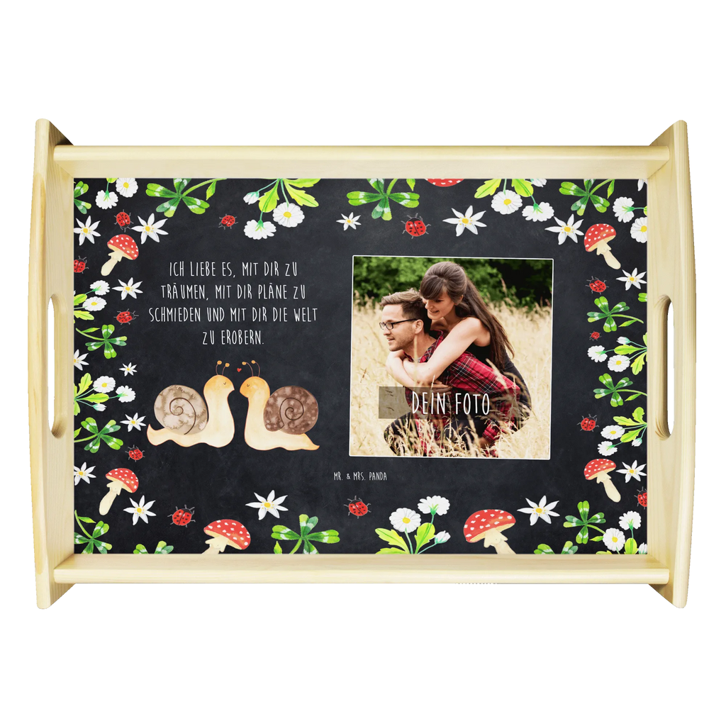 Personalisiertes Foto Serviertablett Schnecken Liebe Personalisiertes Service Tablett, Liebe, Partner, Freund, Freundin, Ehemann, Ehefrau, Heiraten, Verlobung, Heiratsantrag, Liebesgeschenk, Jahrestag, Hocheitstag