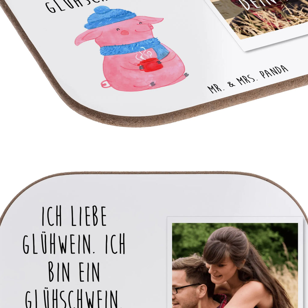 Personalisierter Foto Untersetzer Schwein Glühwein Personalisierter Foto Untersetzer, Winter, Weihnachten, Weihnachtsdeko, Nikolaus, Advent, Heiligabend, Wintermotiv, Glühschwein, Glühwein, Weihnachtsmarkt, Punsch