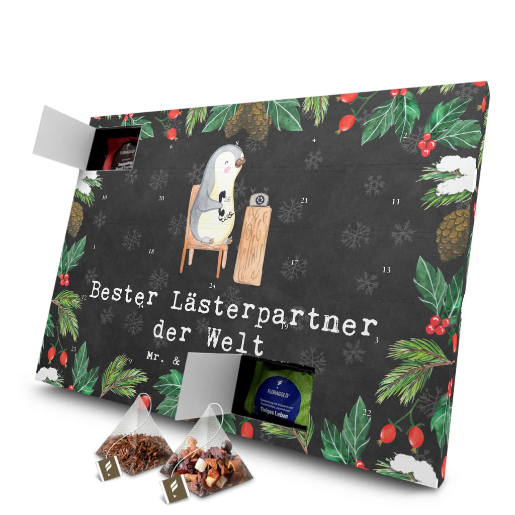 Tee Adventskalender Pinguin Bester Lästerpartner der Welt Adventskalender, Kerzen Adventskalender, Duftkerzen Adventskalender, für, Dankeschön, Geschenk, Schenken, Geburtstag, Geburtstagsgeschenk, Geschenkidee, Danke, Bedanken, Mitbringsel, Freude machen, Geschenktipp, Lästerpartner, Lesterpartner, lestern, Lästerschwester, Lästern, beste Freundin, Freundin, Spaß, bff