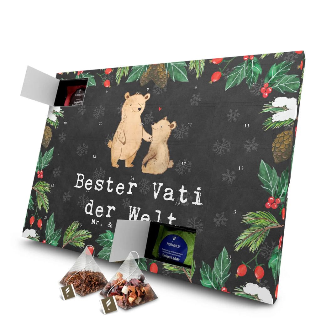 Tee Adventskalender Bär Bester Vati der Welt Adventskalender, Kerzen Adventskalender, Duftkerzen Adventskalender, für, Dankeschön, Geschenk, Schenken, Geburtstag, Geburtstagsgeschenk, Geschenkidee, Danke, Bedanken, Mitbringsel, Freude machen, Geschenktipp, Vater, Papa, Dad, Daddy, Paps, Papi, Vati, Eltern, Geschenk Vater, Mann, Familie, Bester, Kleinigkeit