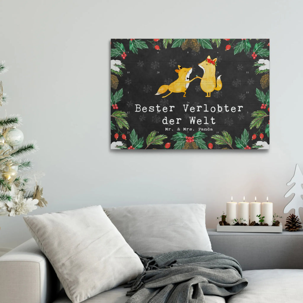 Tee Adventskalender Fuchs Bester Verlobter der Welt Adventskalender, Kerzen Adventskalender, Duftkerzen Adventskalender, für, Dankeschön, Geschenk, Schenken, Geburtstag, Geburtstagsgeschenk, Geschenkidee, Danke, Bedanken, Mitbringsel, Freude machen, Geschenktipp, Verlobter, Verloben, Verlobung, Traummann, Mann, Freund, Ehemann, Zukünftiger, Hochzeit, Ehe