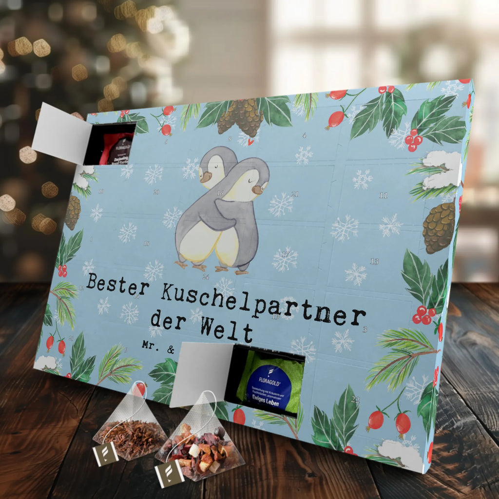 Tee Adventskalender Pinguin Bester Kuschelpartner der Welt Adventskalender, Kerzen Adventskalender, Duftkerzen Adventskalender, für, Dankeschön, Geschenk, Schenken, Geburtstag, Geburtstagsgeschenk, Geschenkidee, Danke, Bedanken, Mitbringsel, Freude machen, Geschenktipp, Kuschelpartner, Lebenspartner, Ehepartner, Partner, Ehemann, Ehefrau, Kuscheln, Bett, Liebe, Freund, Freundin, Hochzeitstag, verliebt