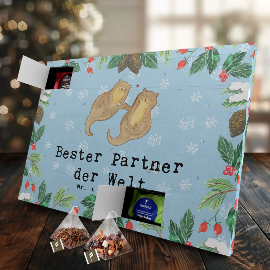 Tee Adventskalender Otter Bester Partner der Welt Adventskalender, Kerzen Adventskalender, Duftkerzen Adventskalender, für, Dankeschön, Geschenk, Schenken, Geburtstag, Geburtstagsgeschenk, Geschenkidee, Danke, Bedanken, Mitbringsel, Freude machen, Geschenktipp, Partner, Ehepartner, Mann, Frau, Ehefrau, Ehemann. Freundin, Freund, Lebensgefährte, Paar, Liebe