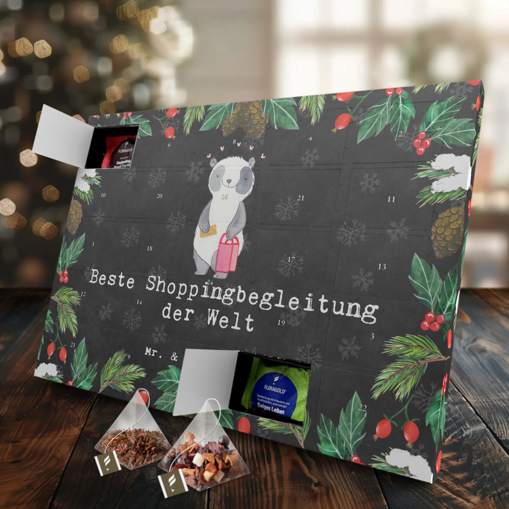 Tee Adventskalender Panda Beste Shoppingbegleitung der Welt Adventskalender, Kerzen Adventskalender, Duftkerzen Adventskalender, für, Dankeschön, Geschenk, Schenken, Geburtstag, Geburtstagsgeschenk, Geschenkidee, Danke, Bedanken, Mitbringsel, Freude machen, Geschenktipp, Shoppingbegleitung, Shoppingpartner, Begleitung, Shoppen, Partner, Freundin, Freund, bff, Shopping, Einkaufen, Shopping-Queen, Queen, Bester