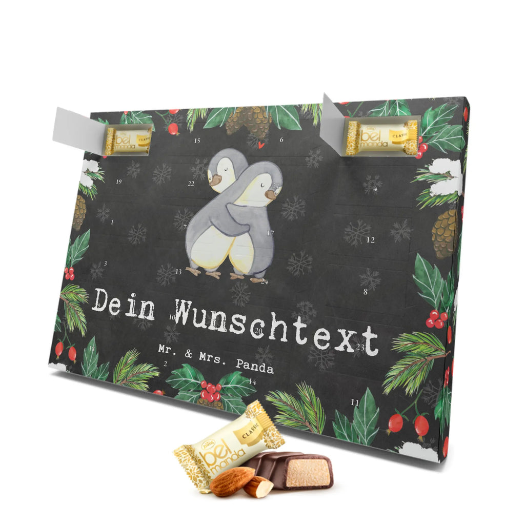 Personalisierter Marzipan Adventskalender Pinguin Bester Kuschelpartner der Welt Personalisierter Marzipan Adventskalender, für, Dankeschön, Geschenk, Schenken, Geburtstag, Geburtstagsgeschenk, Geschenkidee, Danke, Bedanken, Mitbringsel, Freude machen, Geschenktipp, Kuschelpartner, Lebenspartner, Ehepartner, Partner, Ehemann, Ehefrau, Kuscheln, Bett, Liebe, Freund, Freundin, Hochzeitstag, verliebt