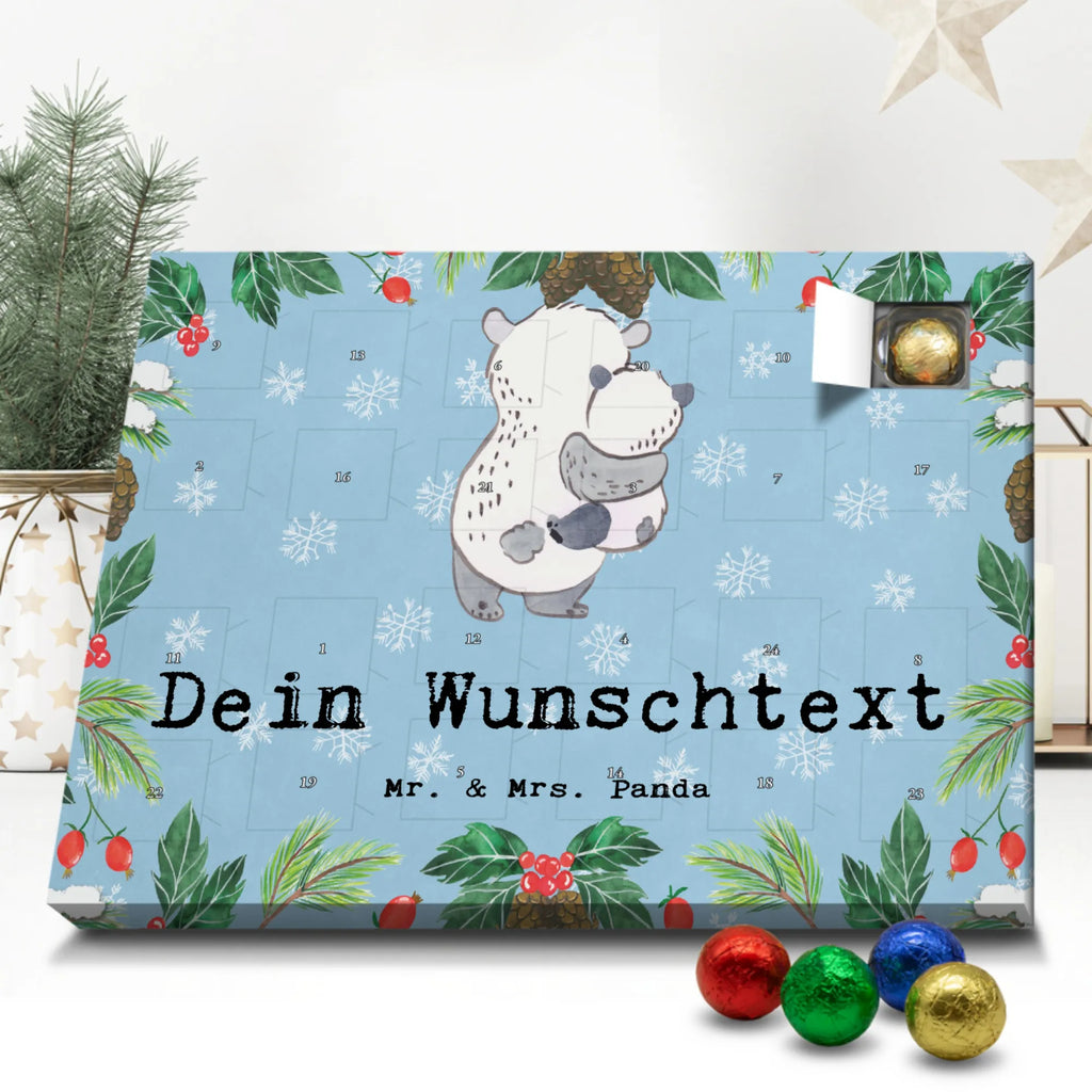 Personalisierter Schoko Adventskalender Panda Beste Pflegeeltern der Welt Personalisierter Adventskalender, Adventskalender mit Namen, für, Dankeschön, Geschenk, Schenken, Geburtstag, Geburtstagsgeschenk, Geschenkidee, Danke, Bedanken, Mitbringsel, Freude machen, Geschenktipp, Pflegeeltern, Pflegekind, Adoption, Eltern, Mama, Papa, Mami, Papi, Familie, Elternpaar, Mama und Papa