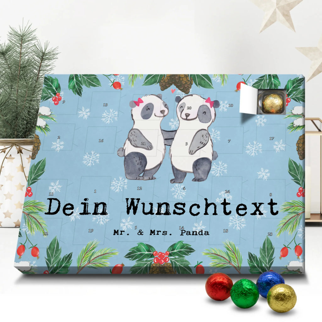 Personalisierter Schoko Adventskalender Panda Beste Halbtante der Welt Personalisierter Adventskalender, Adventskalender mit Namen, für, Dankeschön, Geschenk, Schenken, Geburtstag, Geburtstagsgeschenk, Geschenkidee, Danke, Bedanken, Mitbringsel, Freude machen, Geschenktipp, Halbtante, Tante, beste Tante, Stieftante, Stief, Stiefgeschwister, Familie, Kleinigkeit