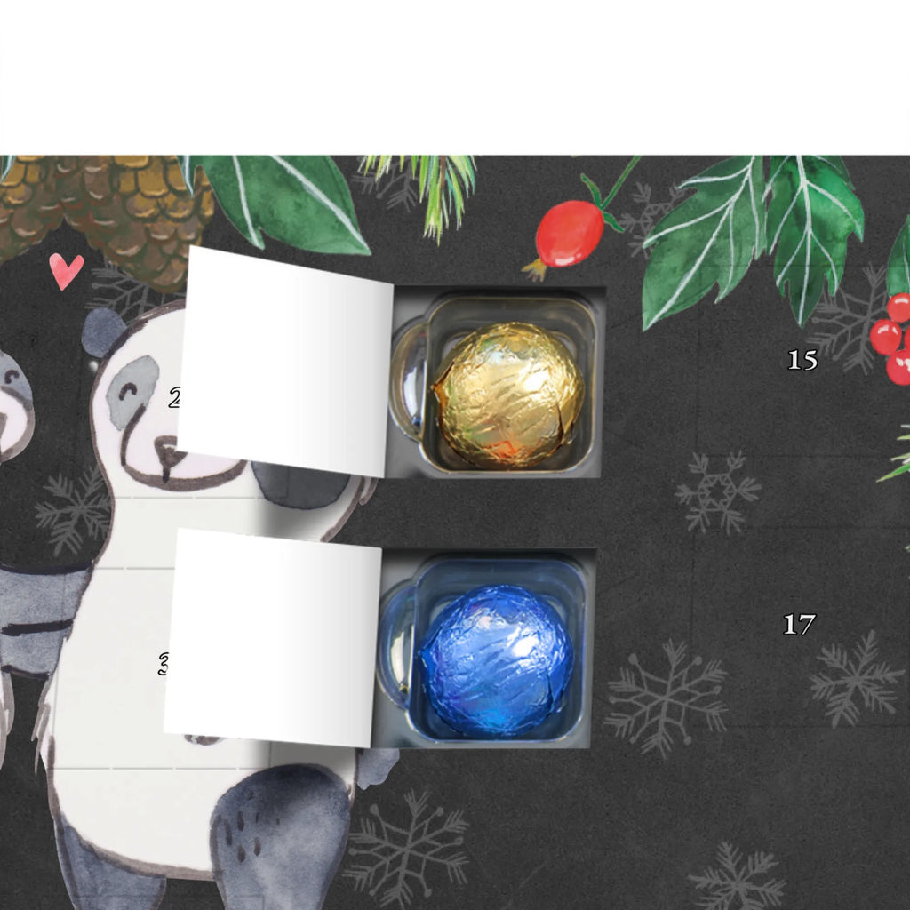 Personalisierter Schoko Adventskalender Panda Beste Halbtante der Welt Personalisierter Adventskalender, Adventskalender mit Namen, für, Dankeschön, Geschenk, Schenken, Geburtstag, Geburtstagsgeschenk, Geschenkidee, Danke, Bedanken, Mitbringsel, Freude machen, Geschenktipp, Halbtante, Tante, beste Tante, Stieftante, Stief, Stiefgeschwister, Familie, Kleinigkeit