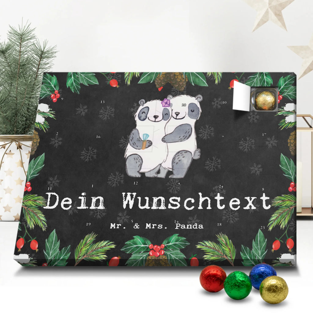 Personalisierter Schoko Adventskalender Panda Beste Verlobte der Welt Personalisierter Adventskalender, Adventskalender mit Namen, für, Dankeschön, Geschenk, Schenken, Geburtstag, Geburtstagsgeschenk, Geschenkidee, Danke, Bedanken, Mitbringsel, Freude machen, Geschenktipp, Verlobte, Verloben, Verlobung, Traumfrau, Frau, Freundin, Ehefrau, Zukünftige, Hochzeit, Ehe