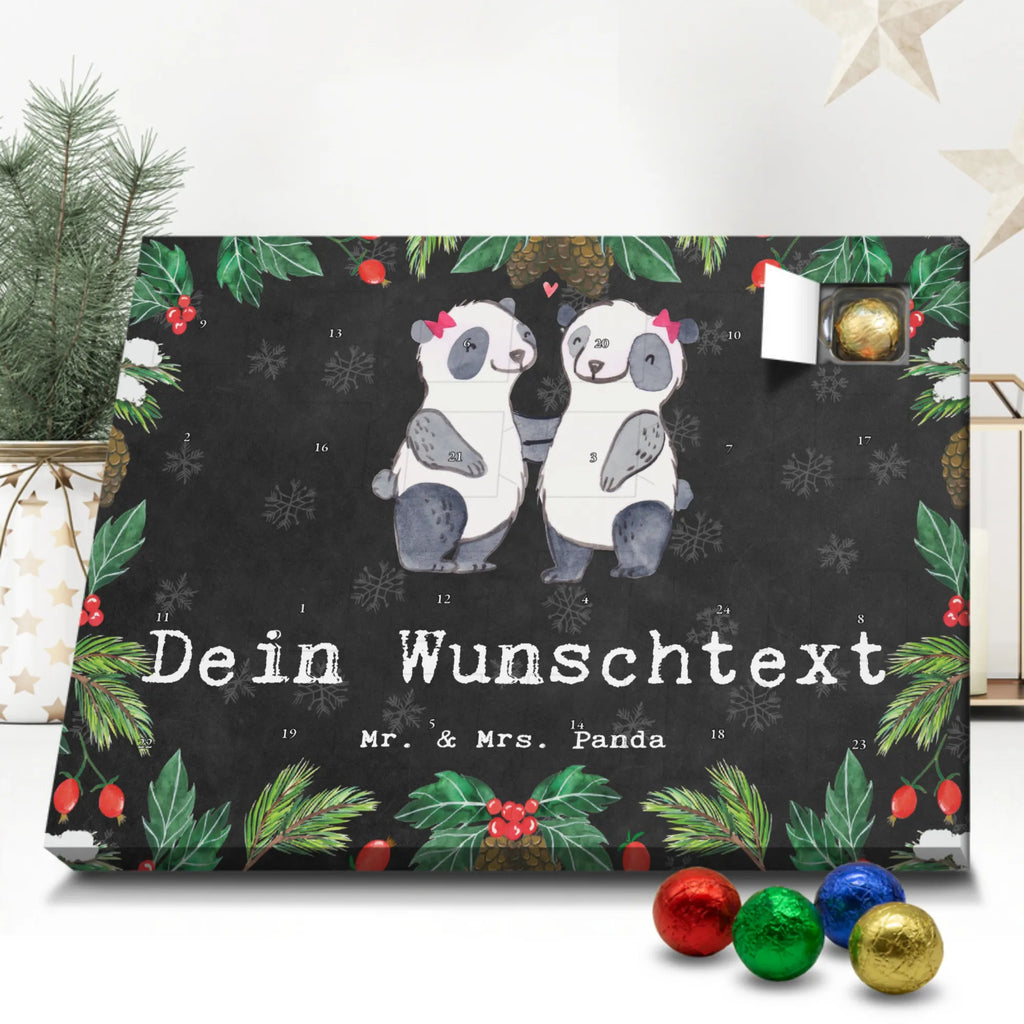 Personalisierter Schoko Adventskalender Panda Beste Blutsschwester der Welt Personalisierter Adventskalender, Adventskalender mit Namen, für, Dankeschön, Geschenk, Schenken, Geburtstag, Geburtstagsgeschenk, Geschenkidee, Danke, Bedanken, Mitbringsel, Freude machen, Geschenktipp, Blutsschwester, Blutsgeschwister, Freundin, Bae, Schwestern, Schwester, Geschwister, Schwesterherz, Sister, Familie, Kleinigkeit, Beste, Tochter, Liebe