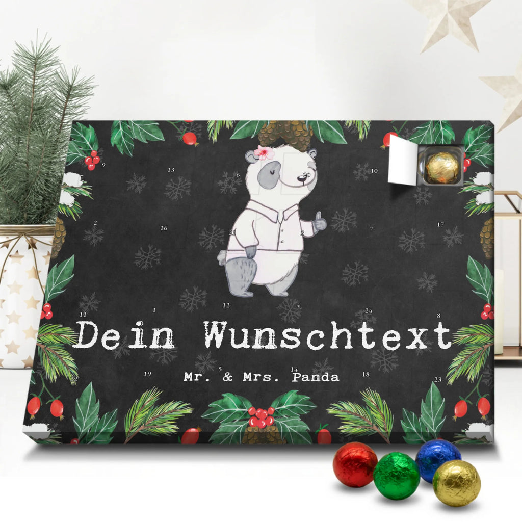 Personalisierter Schoko Adventskalender Panda Beste Teamleiterin Personalisierter Adventskalender, Adventskalender mit Namen, für, Dankeschön, Geschenk, Schenken, Geburtstag, Geburtstagsgeschenk, Geschenkidee, Danke, Bedanken, Mitbringsel, Freude machen, Geschenktipp, Teamleiterin, Seminarleiterin, Gruppenleiterin, Leiterin, Kollegin, Chefin, Vorgesetzte, Abschied, Abschiedsgeschenk, Ruhestand