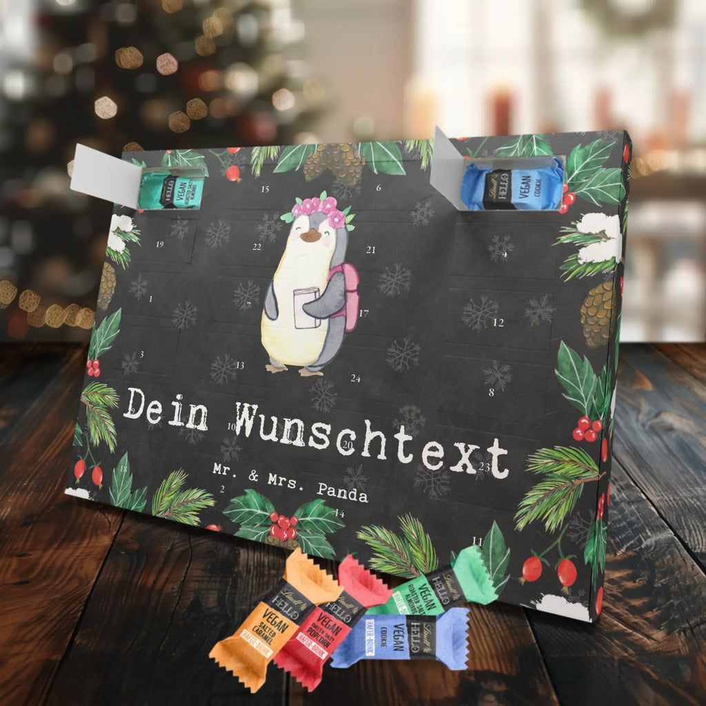 Personalisierter veganer Adventskalender Pinguin Beste Enkelin der Welt Personalisierter veganer Adventskalender, für, Dankeschön, Geschenk, Schenken, Geburtstag, Geburtstagsgeschenk, Geschenkidee, Danke, Bedanken, Mitbringsel, Freude machen, Geschenktipp, Enkelin, Enkelkind, Enkeltochter, Oma, Opa, Kind von Tochter, Kind von Sohn, Großtochter, Taufe