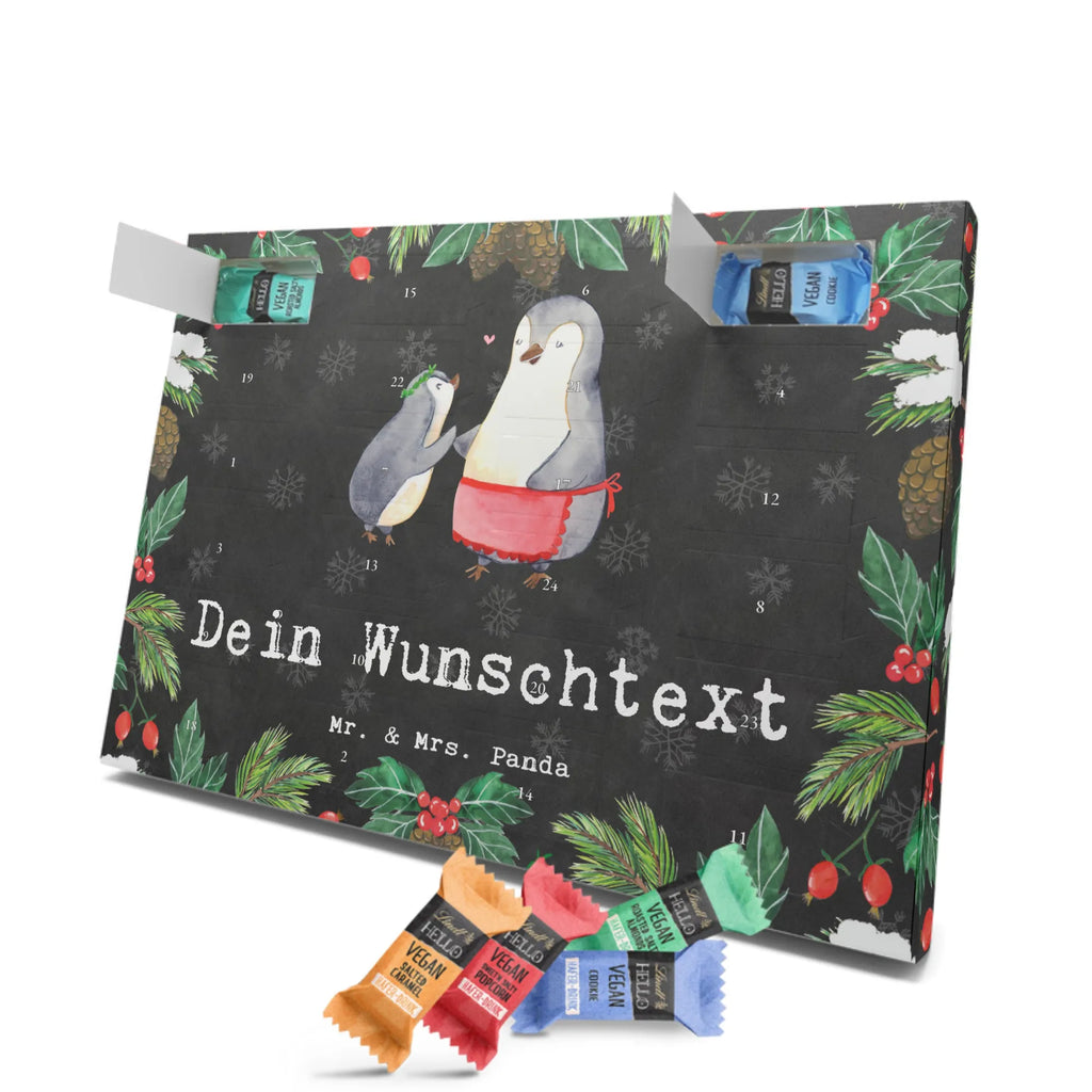 Personalisierter veganer Adventskalender Pinguin Beste Mutter der Welt Personalisierter veganer Adventskalender, für, Dankeschön, Geschenk, Schenken, Geburtstag, Geburtstagsgeschenk, Geschenkidee, Danke, Bedanken, Mitbringsel, Freude machen, Geschenktipp, Mama, Mami, Mutter, Muttertag, Mutti, Ma, Tochter, Sohn, Beste Mama, Beste, Supermama