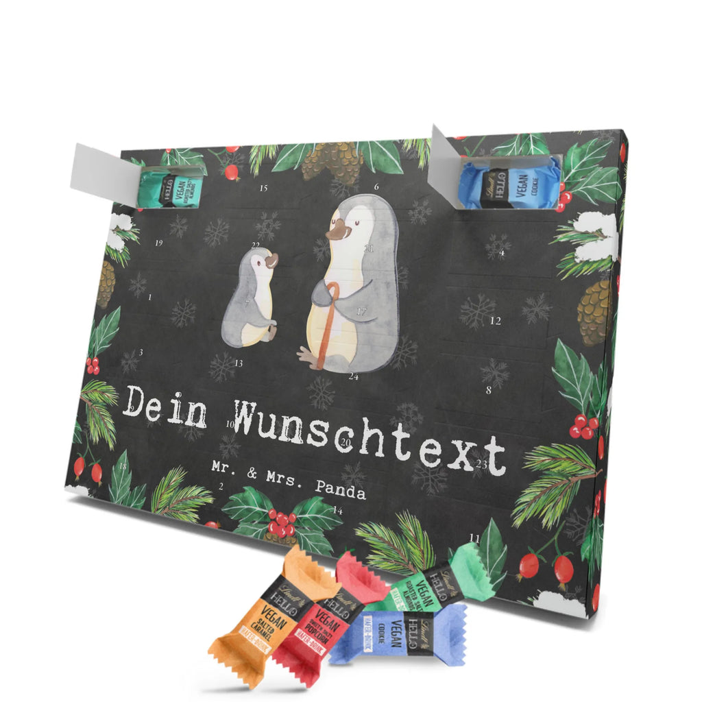 Personalisierter veganer Adventskalender Pinguin Bester Opa der Welt Personalisierter veganer Adventskalender, für, Dankeschön, Geschenk, Schenken, Geburtstag, Geburtstagsgeschenk, Geschenkidee, Danke, Bedanken, Mitbringsel, Freude machen, Geschenktipp, Großvater, Grossvater, Opa, Opi. Großpapa, Großeltern, Enkel, Enkelin, Enkelkind, Kleinigkeit, Oppa, Oppi, Bester