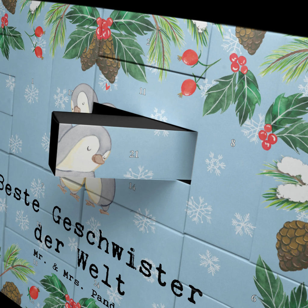 Befüllbarer Adventskalender Pinguin Beste Geschwister der Welt Befüllbarer Adventskalender, Adventskalender zum selbst befüllen, für, Dankeschön, Geschenk, Schenken, Geburtstag, Geburtstagsgeschenk, Geschenkidee, Danke, Bedanken, Mitbringsel, Freude machen, Geschenktipp, Geschwister, Geschwisterchen, Bruder, Schwester, Schwestern, Brüder, Familie, Nachwuchs