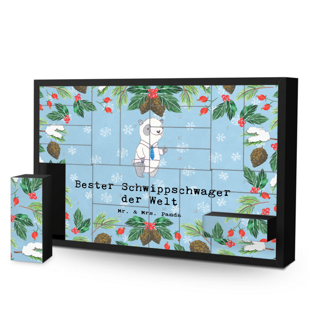 Befüllbarer Adventskalender Panda Bester Schwippschwager der Welt Befüllbarer Adventskalender, Adventskalender zum selbst befüllen, für, Dankeschön, Geschenk, Schenken, Geburtstag, Geburtstagsgeschenk, Geschenkidee, Danke, Bedanken, Mitbringsel, Freude machen, Geschenktipp, Schwippschwager, Schwibschwager, Schwipschwager, Schwager, Schwager des Ehepartners, Familie, Verwandtschaft, angeheiratet