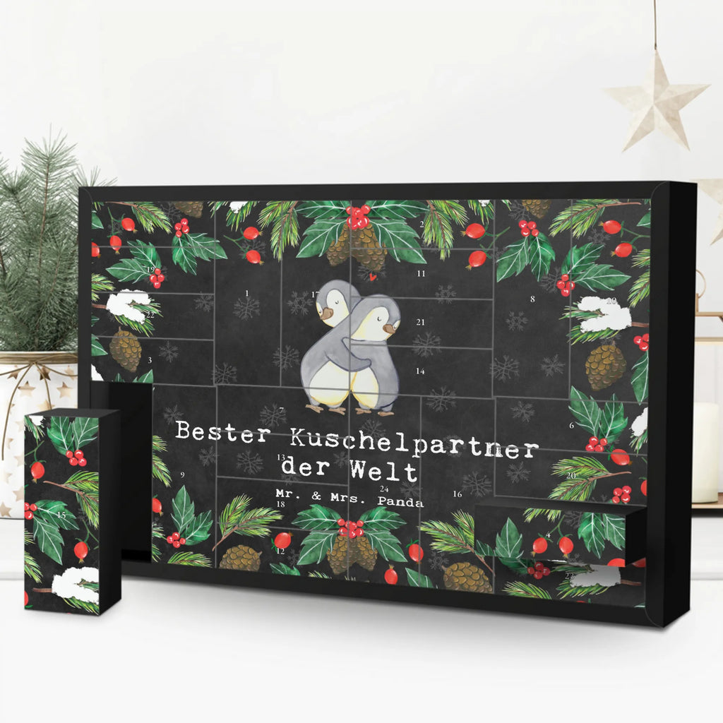 Befüllbarer Adventskalender Pinguin Bester Kuschelpartner der Welt Befüllbarer Adventskalender, Adventskalender zum selbst befüllen, für, Dankeschön, Geschenk, Schenken, Geburtstag, Geburtstagsgeschenk, Geschenkidee, Danke, Bedanken, Mitbringsel, Freude machen, Geschenktipp, Kuschelpartner, Lebenspartner, Ehepartner, Partner, Ehemann, Ehefrau, Kuscheln, Bett, Liebe, Freund, Freundin, Hochzeitstag, verliebt