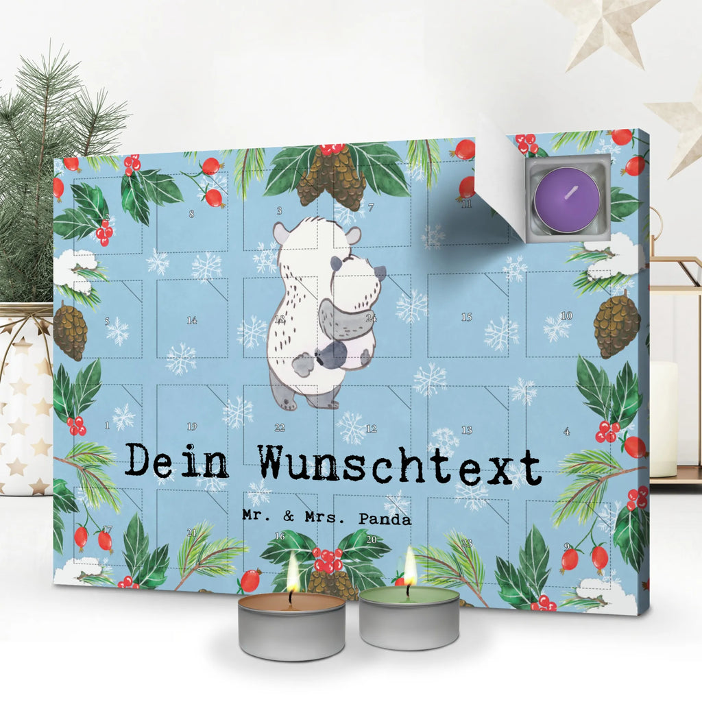 Personalisierter Duftkerzen Adventskalender Panda Beste Pflegeeltern der Welt Personalisierter Duftkerzen Adventskalender, für, Dankeschön, Geschenk, Schenken, Geburtstag, Geburtstagsgeschenk, Geschenkidee, Danke, Bedanken, Mitbringsel, Freude machen, Geschenktipp, Pflegeeltern, Pflegekind, Adoption, Eltern, Mama, Papa, Mami, Papi, Familie, Elternpaar, Mama und Papa