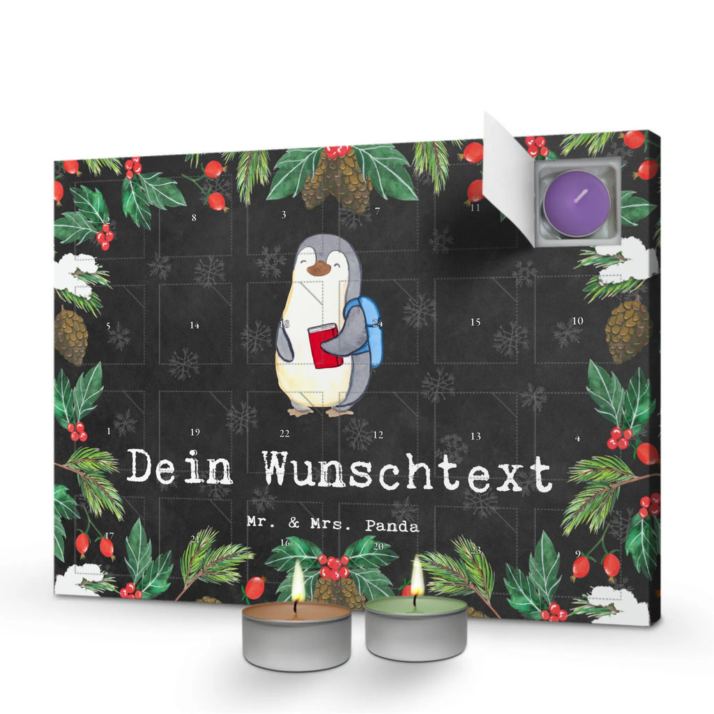 Personalisierter Duftkerzen Adventskalender Pinguin Bester Enkel der Welt Personalisierter Duftkerzen Adventskalender, für, Dankeschön, Geschenk, Schenken, Geburtstag, Geburtstagsgeschenk, Geschenkidee, Danke, Bedanken, Mitbringsel, Freude machen, Geschenktipp, Enkel, Enkelkind, Enkelsohn, Oma, Opa, Kind von Tochter, Kind von Sohn, Taufe, Großsohn