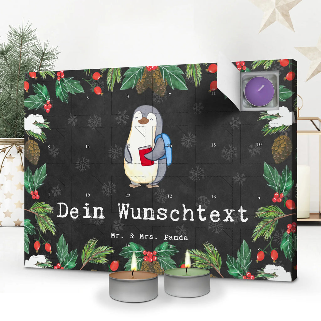 Personalisierter Duftkerzen Adventskalender Pinguin Bester Enkel der Welt Personalisierter Duftkerzen Adventskalender, für, Dankeschön, Geschenk, Schenken, Geburtstag, Geburtstagsgeschenk, Geschenkidee, Danke, Bedanken, Mitbringsel, Freude machen, Geschenktipp, Enkel, Enkelkind, Enkelsohn, Oma, Opa, Kind von Tochter, Kind von Sohn, Taufe, Großsohn