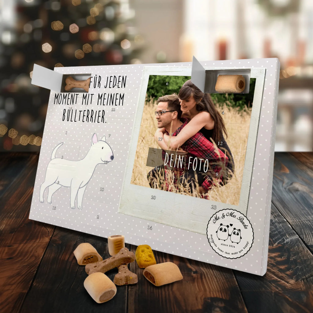 Personalisierter Hunde Foto Adventskalender Bullterrier Moment Personalisierter Hunde Foto Adventskalender, Hund, Hunderasse, Rassehund, Hundebesitzer, Geschenk, Tierfreund, Schenken, Welpe, Bullterrier