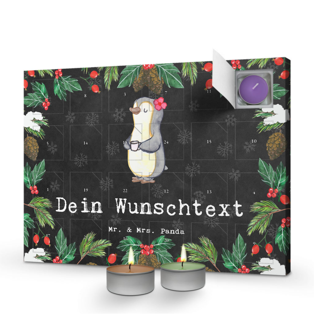 Personalisierter Duftkerzen Adventskalender Pinguin Beste Schwiegermutter der Welt Personalisierter Duftkerzen Adventskalender, für, Dankeschön, Geschenk, Schenken, Geburtstag, Geburtstagsgeschenk, Geschenkidee, Danke, Bedanken, Mitbringsel, Freude machen, Geschenktipp, Schwiegermutter, Schwiegermama, Schwiegereltern, Mama, Mutter, Mutter des Ehepartners, angeheiratet