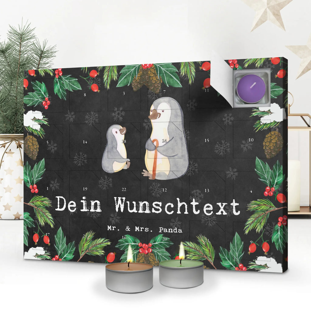 Personalisierter Duftkerzen Adventskalender Pinguin Bester Großvater der Welt Personalisierter Duftkerzen Adventskalender, für, Dankeschön, Geschenk, Schenken, Geburtstag, Geburtstagsgeschenk, Geschenkidee, Danke, Bedanken, Mitbringsel, Freude machen, Geschenktipp, Großvater, Grossvater, Opa, Opi. Großpapa, Großeltern, Enkel, Enkelin, Enkelkind, Kleinigkeit, Oppa, Oppi, Bester