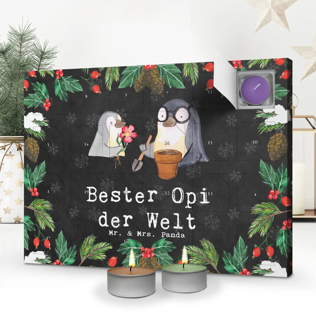 Duftkerzen Adventskalender Pinguin Bester Opi der Welt Adventskalender, Kerzen Adventskalender, Duftkerzen Adventskalender, für, Dankeschön, Geschenk, Schenken, Geburtstag, Geburtstagsgeschenk, Geschenkidee, Danke, Bedanken, Mitbringsel, Freude machen, Geschenktipp, Großvater, Grossvater, Opa, Opi. Großpapa, Großeltern, Nichte, Neffe, Kleinigkeit, Oppa, Oppi, Bester