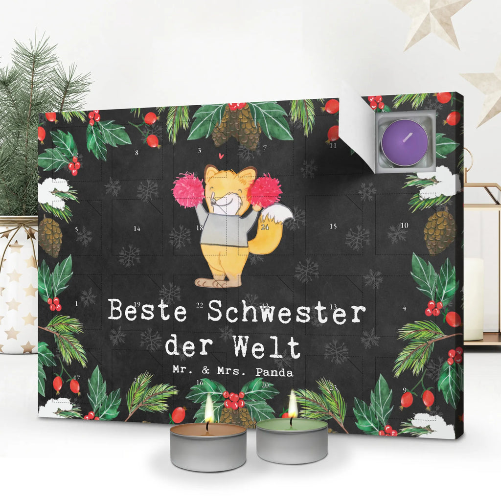 Duftkerzen Adventskalender Fuchs Beste Schwester der Welt Adventskalender, Kerzen Adventskalender, Duftkerzen Adventskalender, für, Dankeschön, Geschenk, Schenken, Geburtstag, Geburtstagsgeschenk, Geschenkidee, Danke, Bedanken, Mitbringsel, Freude machen, Geschenktipp, Schwester, Geschwister, Schwesterherz, Sister, Familie, Kleinigkeit, Beste, Tochter