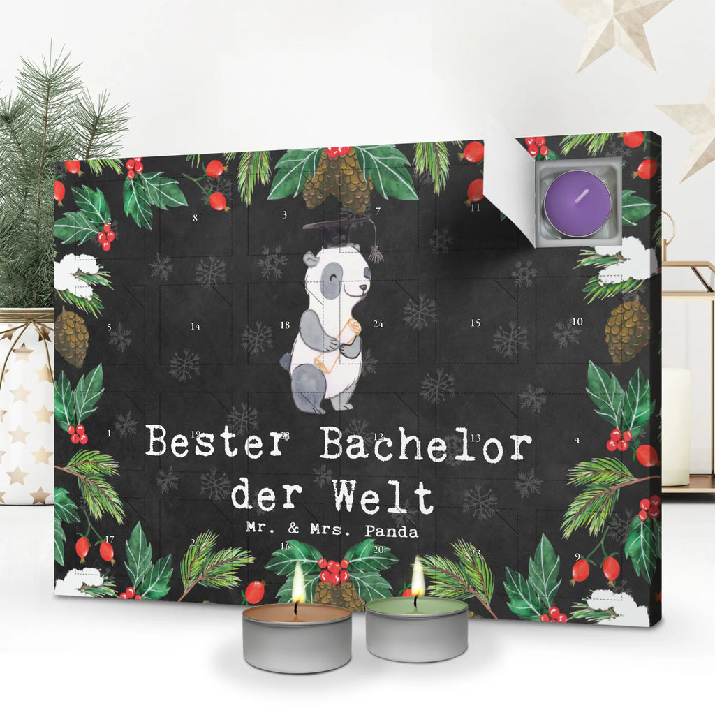 Duftkerzen Adventskalender Panda Bester Bachelor der Welt Adventskalender, Kerzen Adventskalender, Duftkerzen Adventskalender, für, Dankeschön, Geschenk, Schenken, Geburtstag, Geburtstagsgeschenk, Geschenkidee, Danke, Bedanken, Mitbringsel, Freude machen, Geschenktipp, Bachelor, Student, Studium, Sohn, Spaß, Musterschüler, lustig, Studienabschluss, witzig, Universität, Abschluss, Alumni, Uni, Studenten, Hochschule