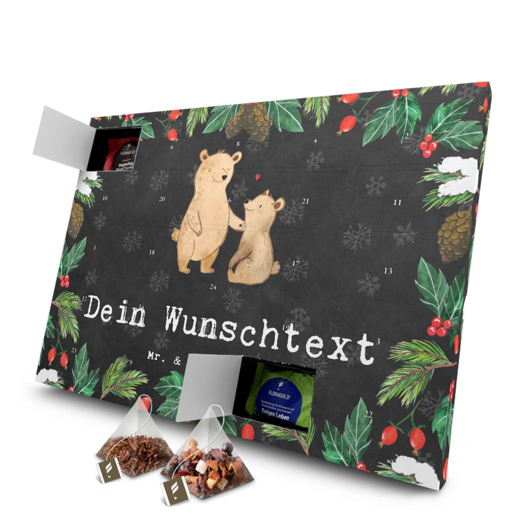 Personalisierter Tee Adventskalender Bär Bester Vati der Welt Personalisierter Tee Adventskalender, für, Dankeschön, Geschenk, Schenken, Geburtstag, Geburtstagsgeschenk, Geschenkidee, Danke, Bedanken, Mitbringsel, Freude machen, Geschenktipp, Vater, Papa, Dad, Daddy, Paps, Papi, Vati, Eltern, Geschenk Vater, Mann, Familie, Bester, Kleinigkeit