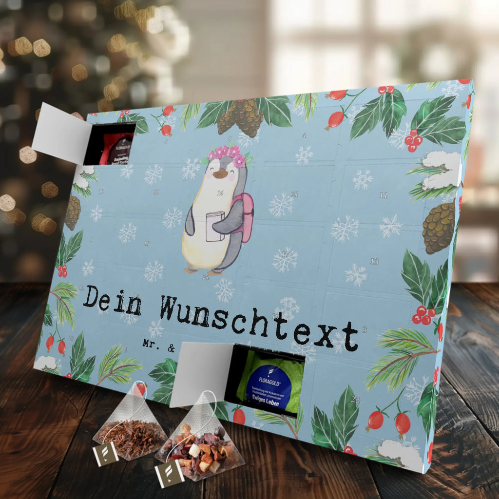 Personalisierter Tee Adventskalender Pinguin Beste Enkelin der Welt Personalisierter Tee Adventskalender, für, Dankeschön, Geschenk, Schenken, Geburtstag, Geburtstagsgeschenk, Geschenkidee, Danke, Bedanken, Mitbringsel, Freude machen, Geschenktipp, Enkelin, Enkelkind, Enkeltochter, Oma, Opa, Kind von Tochter, Kind von Sohn, Großtochter, Taufe