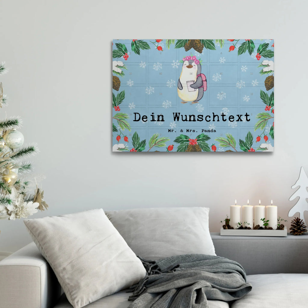 Personalisierter Tee Adventskalender Pinguin Beste Enkelin der Welt Personalisierter Tee Adventskalender, für, Dankeschön, Geschenk, Schenken, Geburtstag, Geburtstagsgeschenk, Geschenkidee, Danke, Bedanken, Mitbringsel, Freude machen, Geschenktipp, Enkelin, Enkelkind, Enkeltochter, Oma, Opa, Kind von Tochter, Kind von Sohn, Großtochter, Taufe