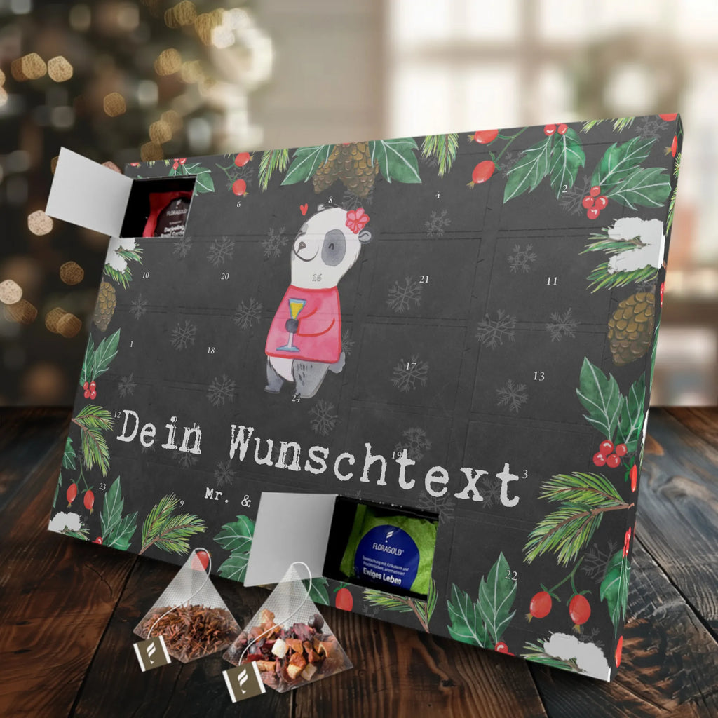 Personalisierter Tee Adventskalender Panda Beste Trauzeugin der Welt Personalisierter Tee Adventskalender, für, Dankeschön, Geschenk, Schenken, Geburtstag, Geburtstagsgeschenk, Geschenkidee, Danke, Bedanken, Mitbringsel, Freude machen, Geschenktipp, Trauzeugin, Trauhzeugin, Freundin, Hochzeit, Heirat, JGA, Trauung, Kirche, Standesamt, Braut