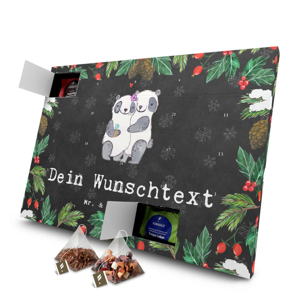 Personalisierter Tee Adventskalender Panda Beste Verlobte der Welt Personalisierter Tee Adventskalender, für, Dankeschön, Geschenk, Schenken, Geburtstag, Geburtstagsgeschenk, Geschenkidee, Danke, Bedanken, Mitbringsel, Freude machen, Geschenktipp, Verlobte, Verloben, Verlobung, Traumfrau, Frau, Freundin, Ehefrau, Zukünftige, Hochzeit, Ehe