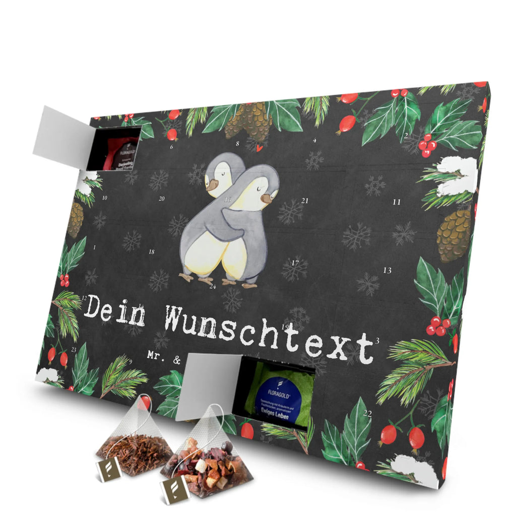 Personalisierter Tee Adventskalender Pinguin Bester Kuschelpartner der Welt Personalisierter Tee Adventskalender, für, Dankeschön, Geschenk, Schenken, Geburtstag, Geburtstagsgeschenk, Geschenkidee, Danke, Bedanken, Mitbringsel, Freude machen, Geschenktipp, Kuschelpartner, Lebenspartner, Ehepartner, Partner, Ehemann, Ehefrau, Kuscheln, Bett, Liebe, Freund, Freundin, Hochzeitstag, verliebt